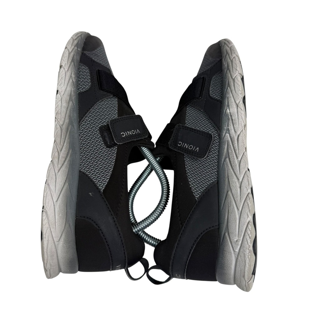 Vionic Dash Womens Black Grey Mesh Slip On Walking Sneakers ASR1449 Size 9.5 - Picture 9 of 12